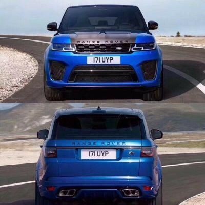High Quality for Rr Range-Rover Sport 14-17 Upgrade 18-up Body Kits Car Bumper Facelift SVR Bodykit with Head Lamps Tail Lights