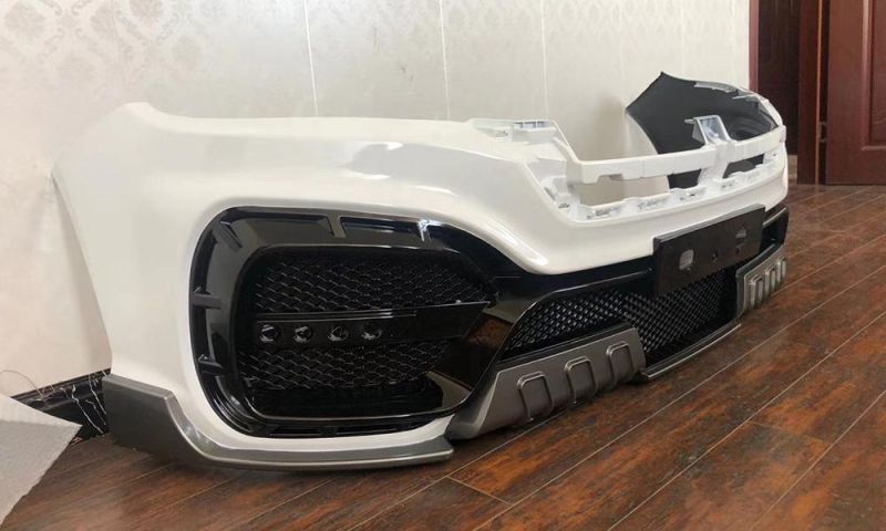 Fender Flare Front Bumper for Hilux Revo Vigo Rocco 2016 2017 2018 2019 with Grille