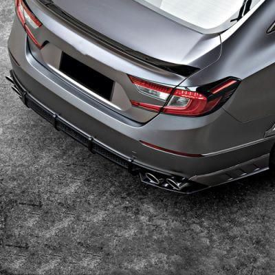 Auto Body Part Body Kits with Diffuser Rear Spoiler for 2018 2019 Honda Accord