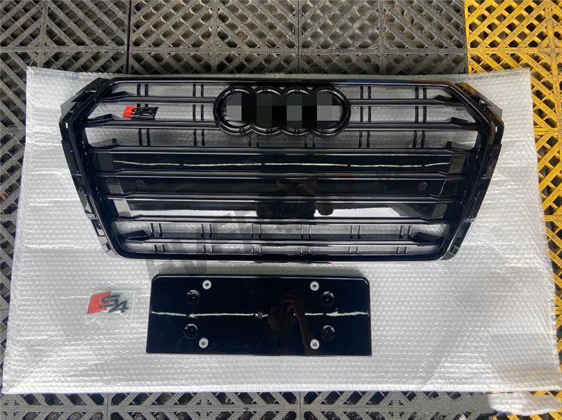 S4 Style Car Front Bumper Mesh Grille Grill for Audi A4 2017-2019