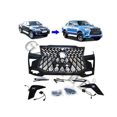 Front Bumper Kits for to Hilux Vigo 2012+ Upgrade to Lexus Lx 570