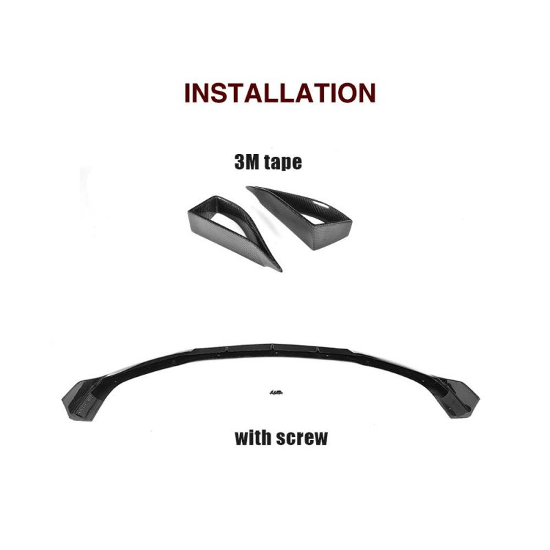 Car Front Bumper Lip Carbon Fiber for Mercedes Ben Z W218 Cls63 Amg 15-17
