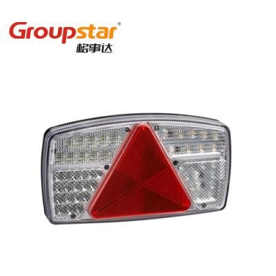 Tail Lamp 24V Indicator Stop Tail Fog Reverse Side Marker Reflector Rear LED Trailer Light