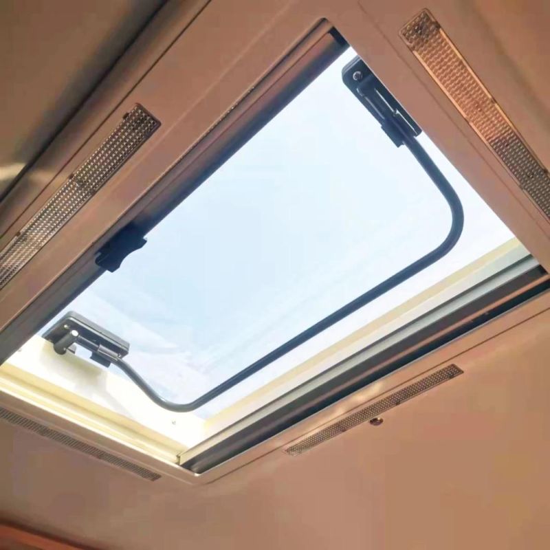 500W X500h mm Ant- Insect and Anti-UV Car Top Roof Skylight and Roof Window with Aluminum Frame and Acrylic Glass