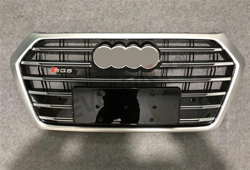 Sq5 Style Car Body Parts Modified ABS Front Grille for Audi Q5 2018-2021