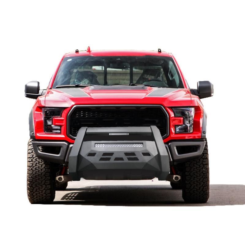 with LED Light Bar 4X4 Steel Car Front Bumper Guard Bull Bar for Toyota Hilux Revo Rocco 2020 2021 2022