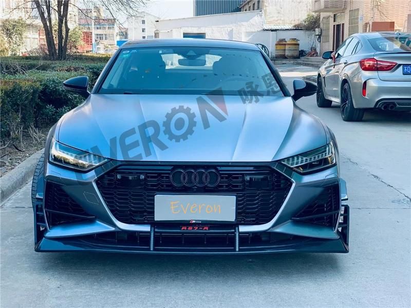 RS7 Front and Rear Bumper with Side Skirt Body Kit for Audi A7 C8 2019-2021
