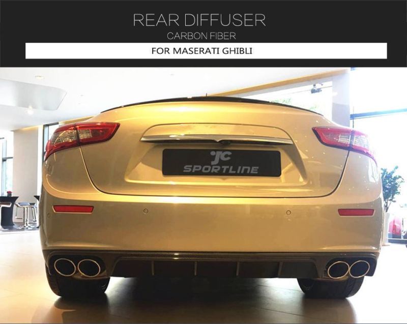 Carbon Fiber Rear Diffuser for Maserati Ghibli 2014-2016