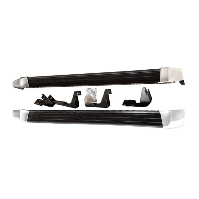 to Fit Amarok Silver&Black Edition Side Step Running Boards
