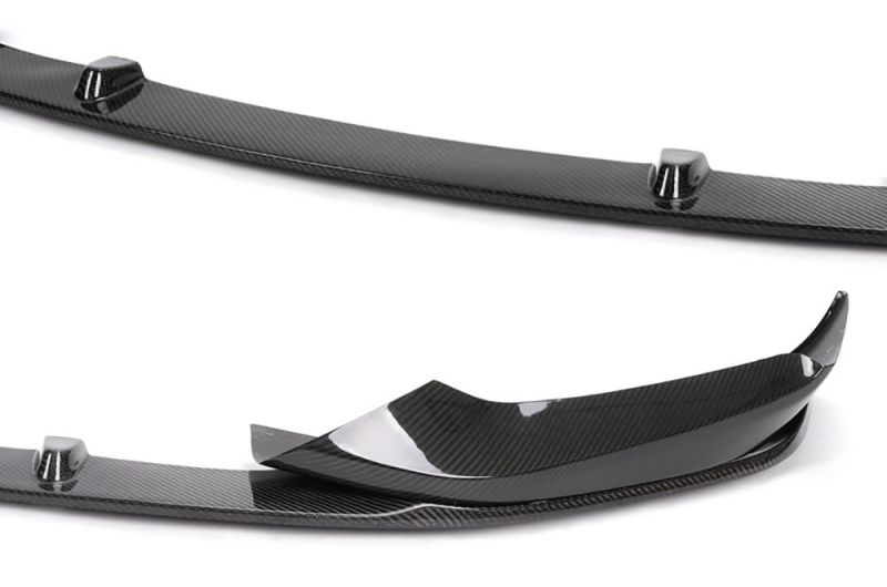 G30 G31 M Performance Style Carbon Fiber Front Bumper Lip for BMW 520 530 540 550