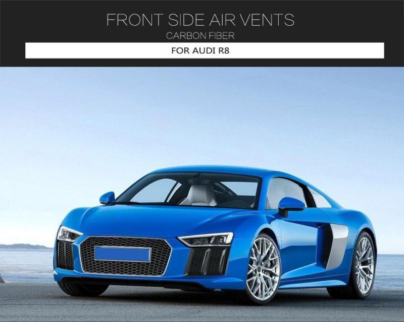 Carbon Fiber Front Side Air Vents for Audi R8 2016-2018