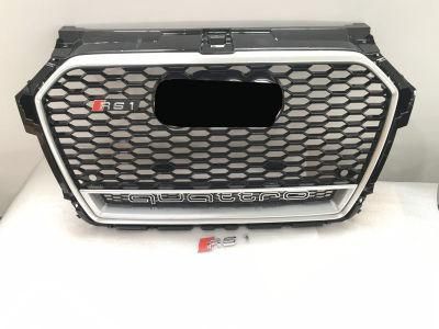 Car Accessories Body Kits Exterior Decoration Front Rear Car Bumpers with Grille for Audi A1 RS1 2016