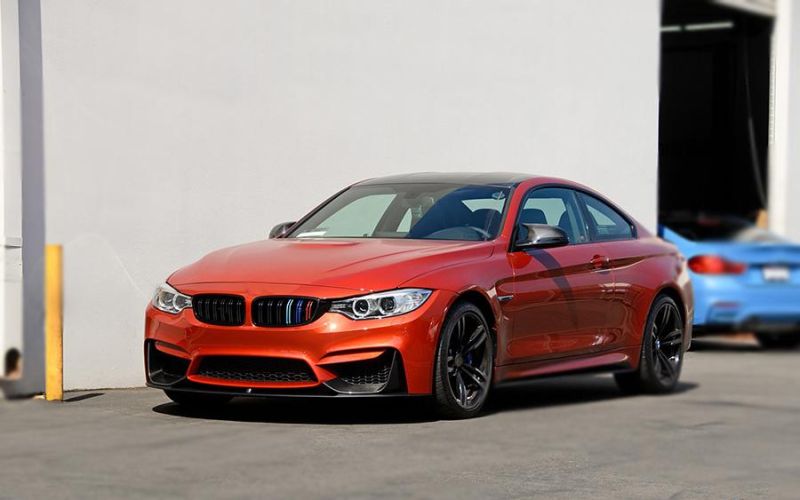 Carbon Fiber Front Lip Spoiler Fit for BMW F82 M4 Bumper Only