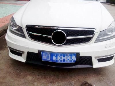 Car Accessories Auto Body Part Replacement Front Bumper with Rear Diffuser Grille for Mercedes Benz W204