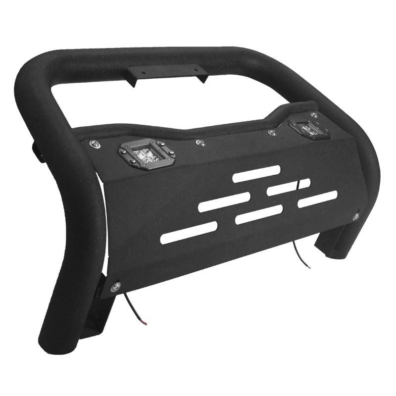 Universal Custom Design with Skid Plate Steel Bull Bar Front Bumper Grille Guard for Ford Ranger T6 T7 T8 2016-2021 2021