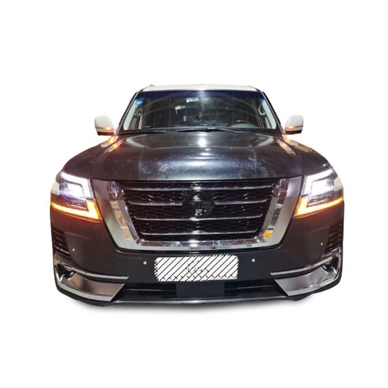 Car Front Rear Bumper Facelift Modified Wide Conversion Bodykit Body Kit for Nissan Patrol 2012 Upgrade to 2020