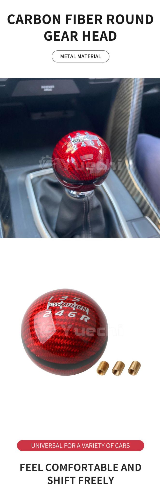 Wholesale Jdm Racing Auto Parts Customized Carbon Gear Shift Knob