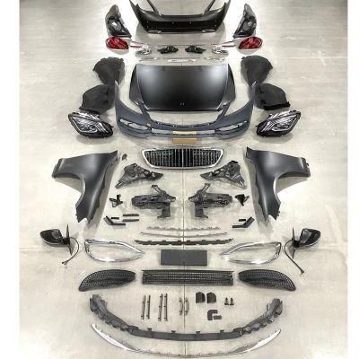 Hot Sale Refit S65 Car Front Bumper for Mercedes Benz S-Class W222 Modified S65 Bodykit 2014-2017 2018-2020