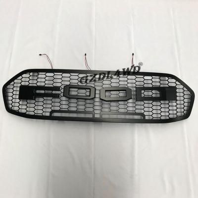 Car Front Kits Matte Black for Everest Pickup Grille 15-16