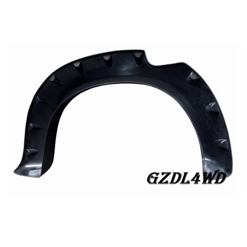 Aftermarket Matte Black Car Fender Flare for Toyota Hilux Vigo 2005-2011