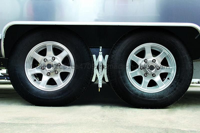 Camper Wheel Chock X Shaped, RV Chocks Stabilizer for Travel Trailer, Anti-Move Tire Wheel Steel Chock