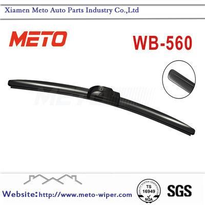 Wiper Factory in China Classic Frameless/Soft/Flat/Price/Size Wiper Blades for U-Hook Arms (Second New Generation Universal type wipers)