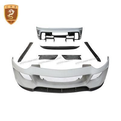 Upgrade to Vors Style Half Carbon Fiber Front Bumper Lip Rear Bumpers Spoiler Body Kit for Ferarri 599