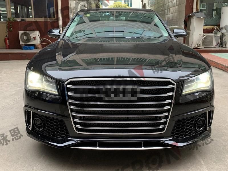 Upgrade RS8 Auto Body Kits Front Bumper Assy with Grille for Audi A8 W12 D4 D5 2011-2018