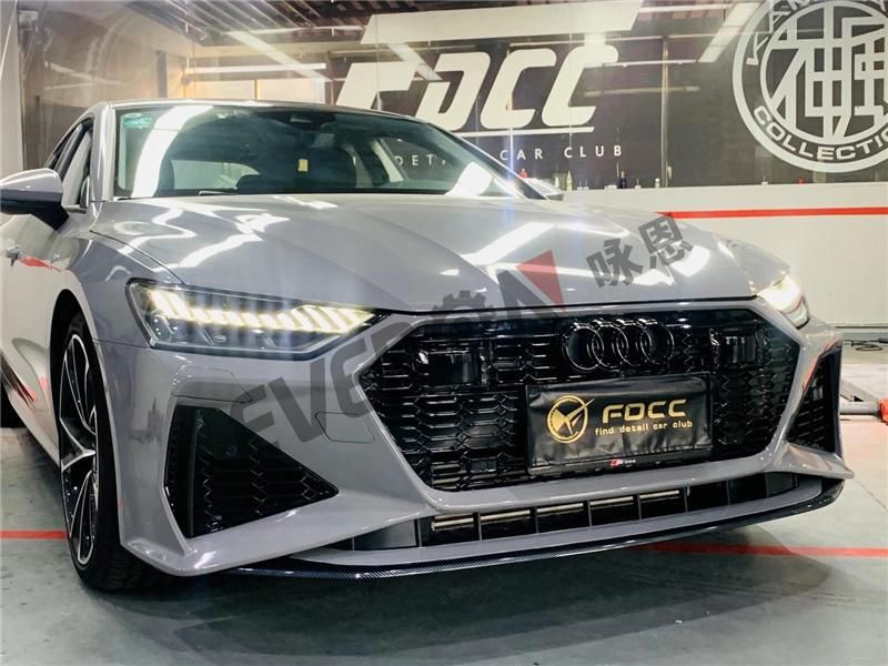 Carbon Fiber RS7 Style Front Bumper Assy Body Kit for Audi A7 2019-2021