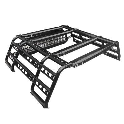 Pick up Universal Truck Anti Sport Roll Bar with Roof Basket for Isuzu Dmax Toyota Hilux Nissan Navara Np300