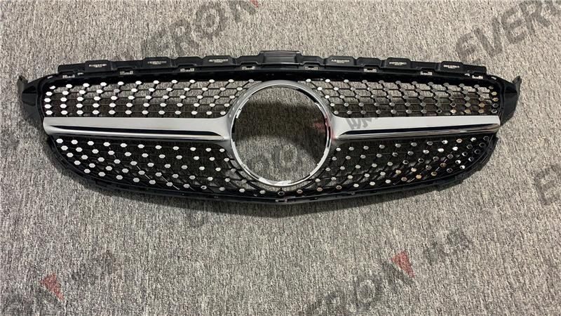 Diamond Front Radiator Grille for Mercedes Benz C Class W205 2015