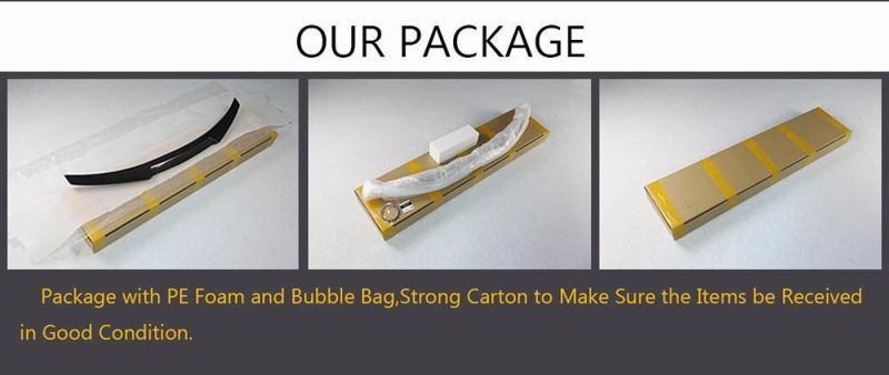 Carbon Fiber S3 Rear Spoiler for Audi A3 8V S3 RS3 Sedan 2014-2019