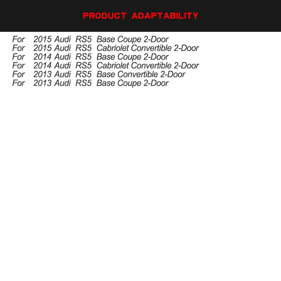 Jc Style Carbon Fiber Material RS5 Car Front Lip for Audi RS5 2012-2015
