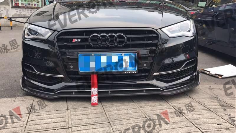 Modified Auto Front Bumper S3 Grille for Audi A3 2014-2016