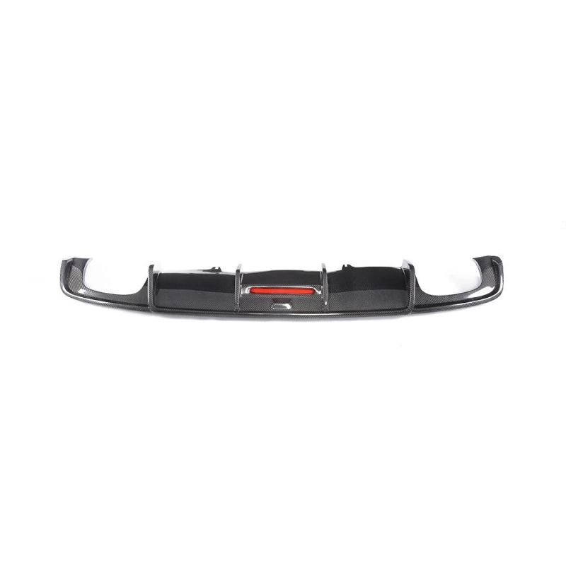 A4 Carbon Fiber Rear Bumper Diffuser Lip for Audi A4 B9 2018-2019 Body Kit