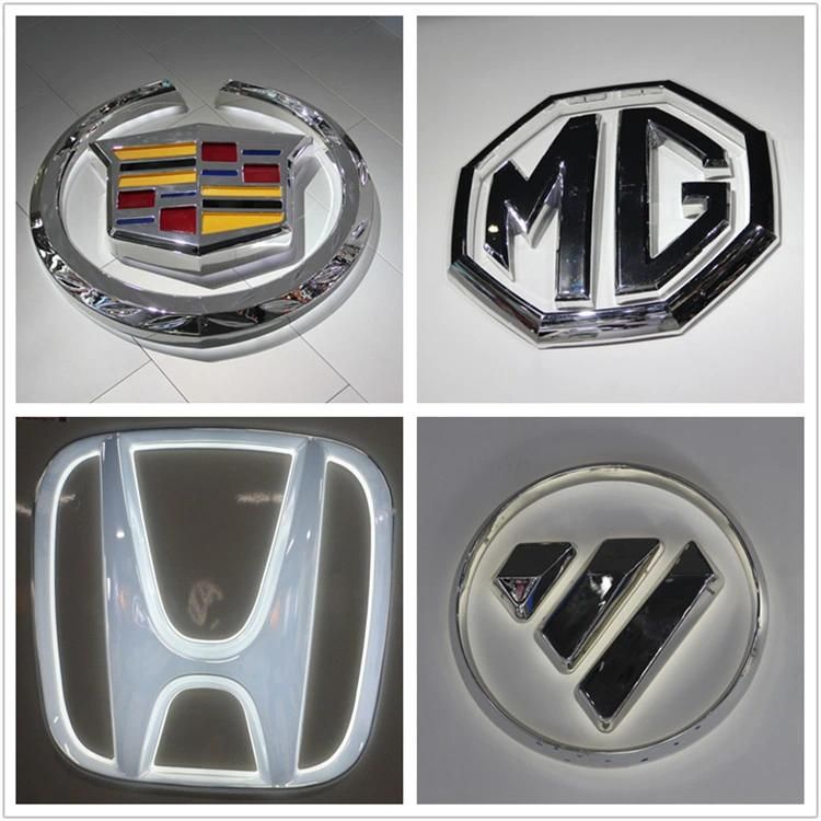 Export Sound Luxury Outdoor 2015 Hot Sale Back Lit LED Acrylic Motor Logo Signs