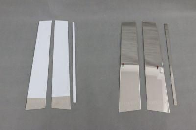 Stainless Steel Scuff Plate Window Pillar Trims for Toyota Revo