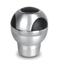 Aluminum Shift Knob with Black Leather