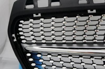 Car Accessories Replacement Auto Body Part Front Bumper with Rear Diffuser Grille for Mercedes Benz a Class
