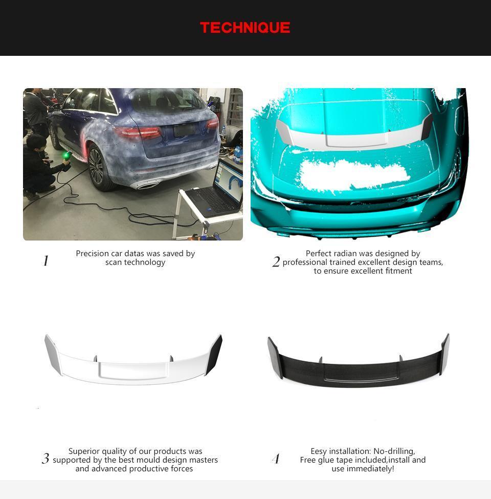 Carbon Fiber F40 Rear Roof Spoiler for BMW 1 Series 118I M Sport M135I Hatchback 4-Door 2020-2022