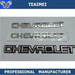 Custom ABS Silver Chrome Plated Emblem Auto Parts Car Badge Emblem