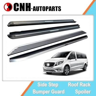 Car Parts Auto Accessory Aluminium Running Boards for Mercedes Benz Vito V-Class Side Step Stirrup