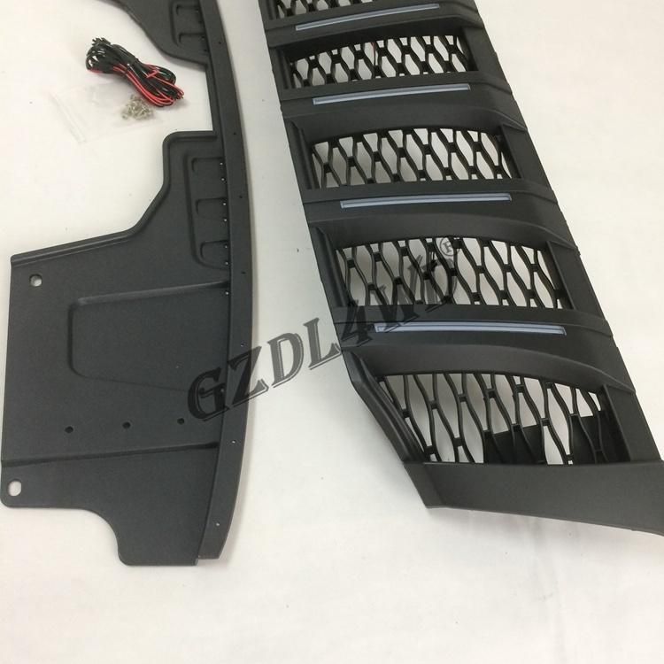 LED Light Front Grill ABS Plastic for Nissan Navara Np300