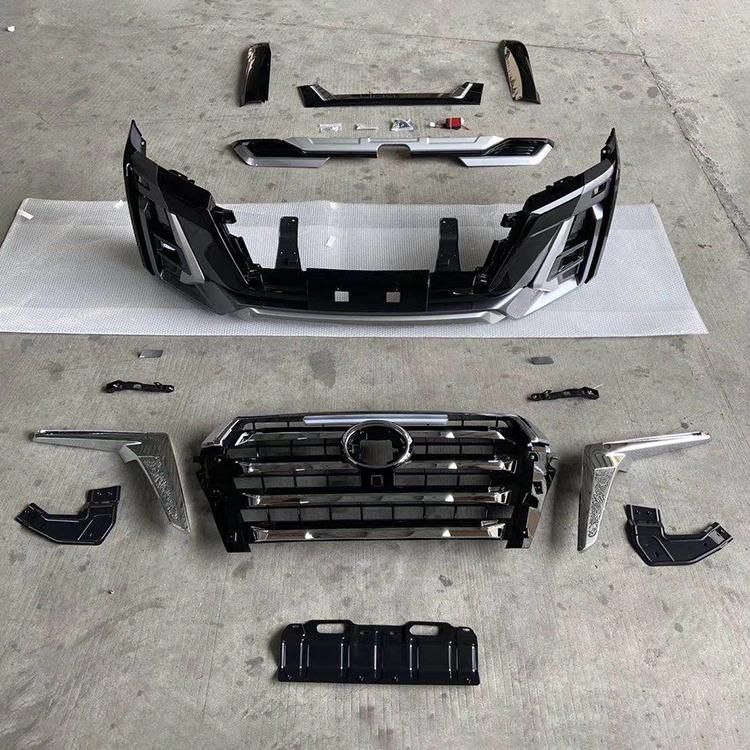 Car Accessories Front Rear Bumper Facelift Wide Conversion Bodykit Body Kit for Land Cruiser LC200 2016-2021