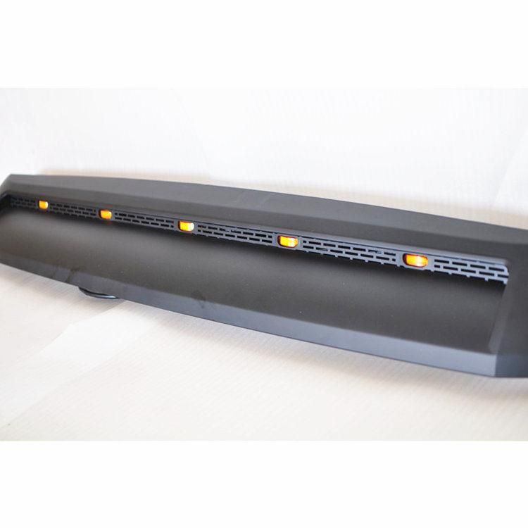 Hot Sale Black LED Light Upper Grille Hood Bulge Molding for Tundra 2014 up
