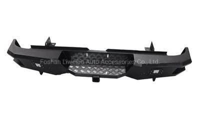 Rear Bumper Car Accessories Black Steel Bullbar for Mitsubishi Triton 2019+