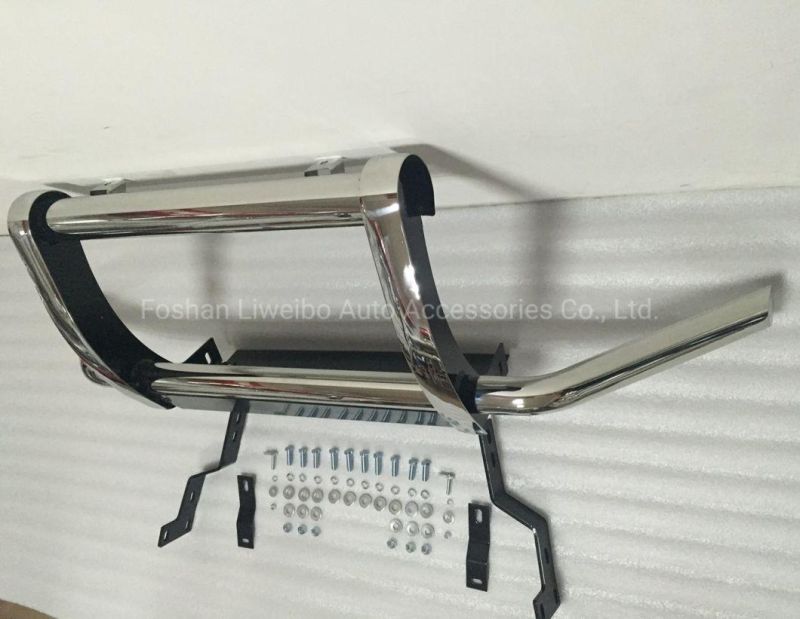 2.5inch Polishing Stainless Steel Front Bull Bar Grille Guard for Toyota Hilux Revo