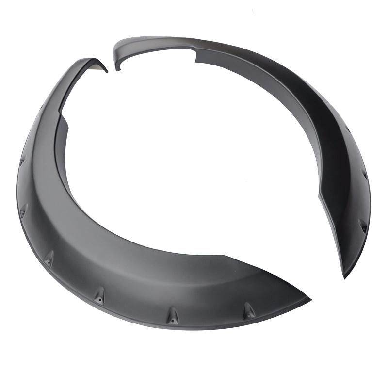 Dongsui Matte Black ABS Plastic 4X4 Car Front Rear Wheel Arch Fender Flare for Toyota Hilux 2021