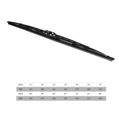 OEM Quality Universal Natural Rubber Car Windscreen Metal Frame Wiper Blade