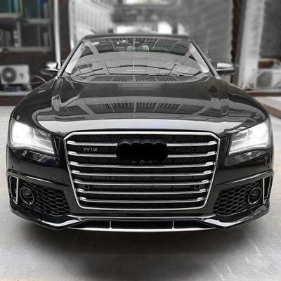 Auto Body Kits Front Bumper with Grill for Audi A8 2015 2016 2017